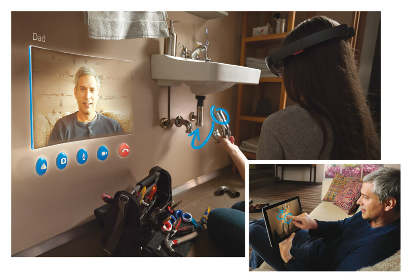 Hololens Einsatz (Bild: Microsoft)