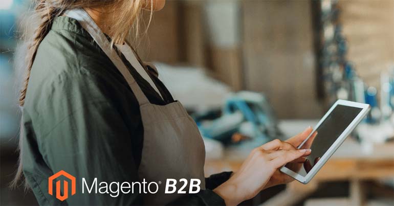 Magento B2B Edition Header