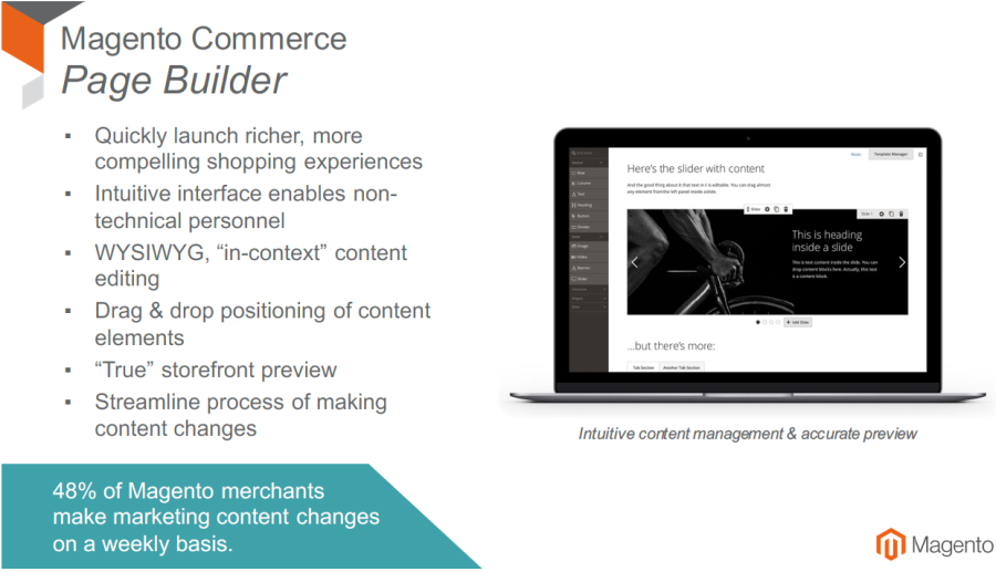 Page Builder / Quelle: Magento