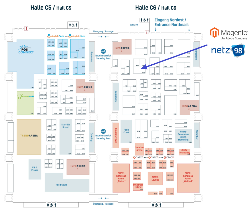 Hallenplan - INTERNET WORLD EXPO