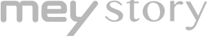 mey story Logo grau