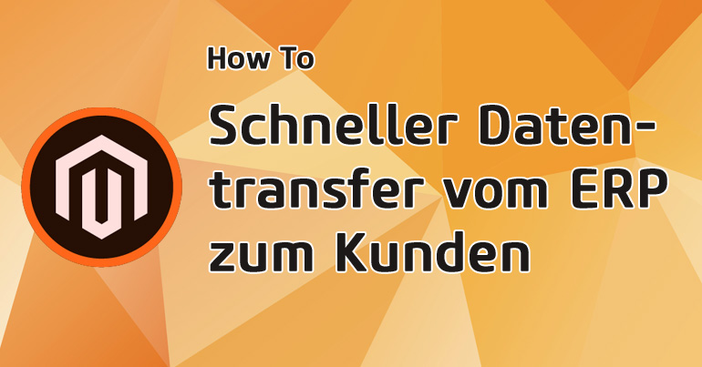 Schneller und unkomplizierter Datentransfer aus dem ERP zum Kunden