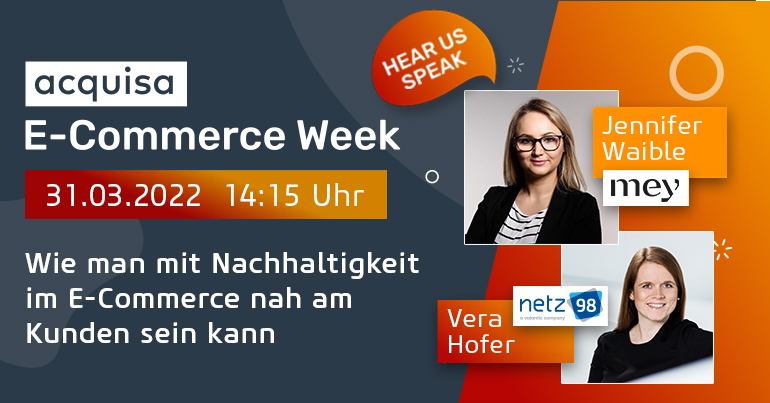 E-Commerce Week 2022: netz98 mit Vortrag und Freitickets am Start