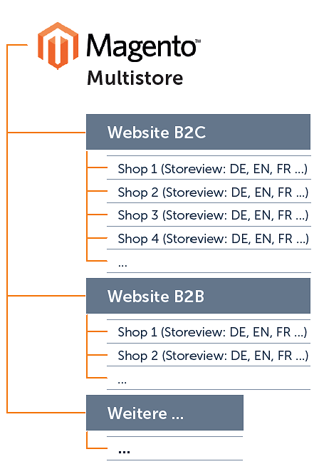 Magento Multistore