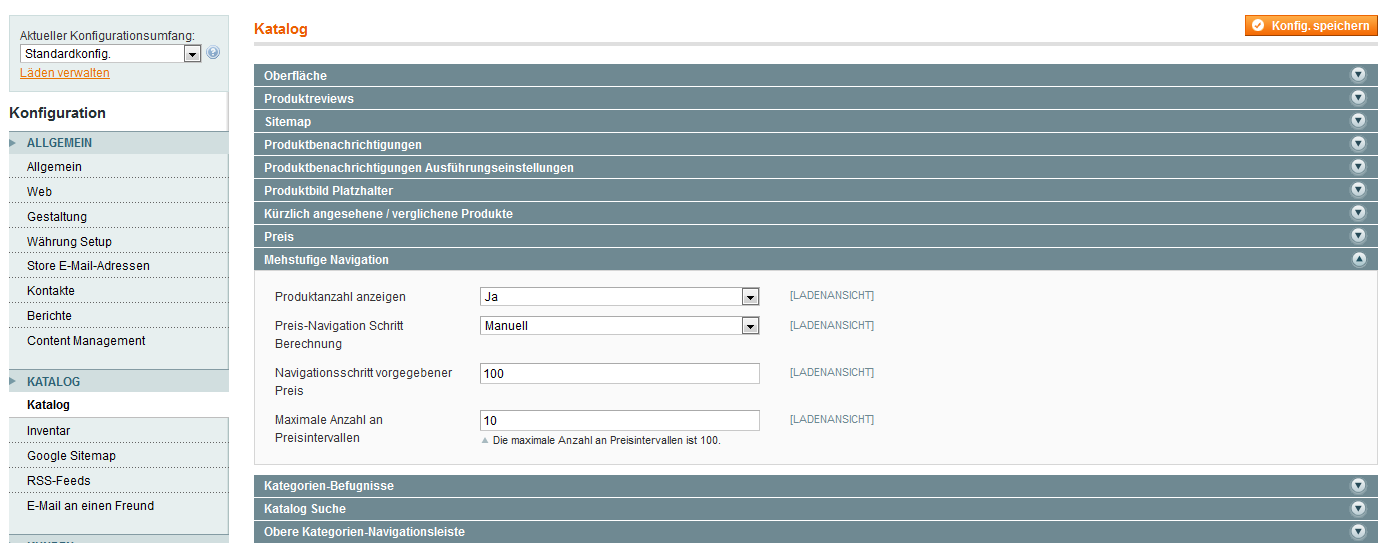 Magento 2 Backend Navigationlayer