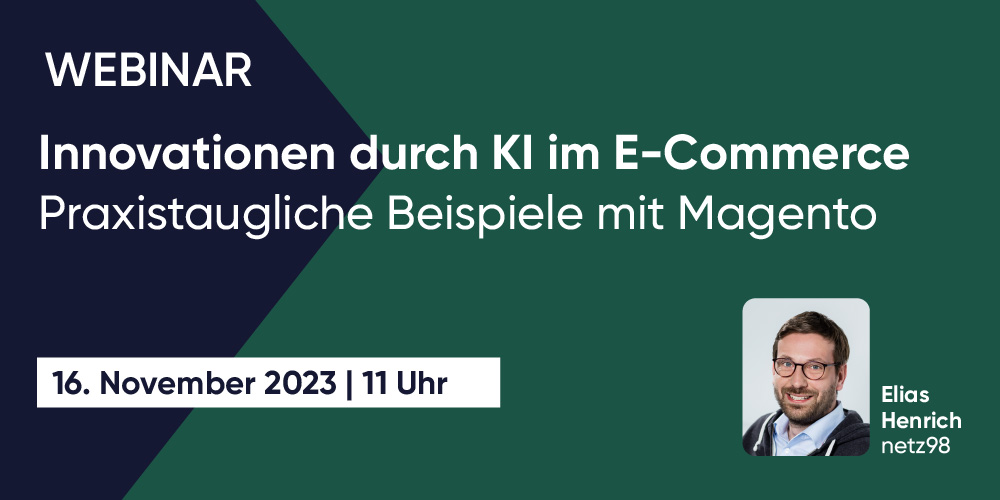 Webinar: netz98 zeigt Potenziale von KI im E-Commerce auf