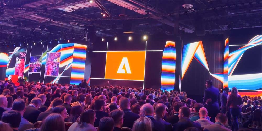 Bühnenbild vom Adobe Summit