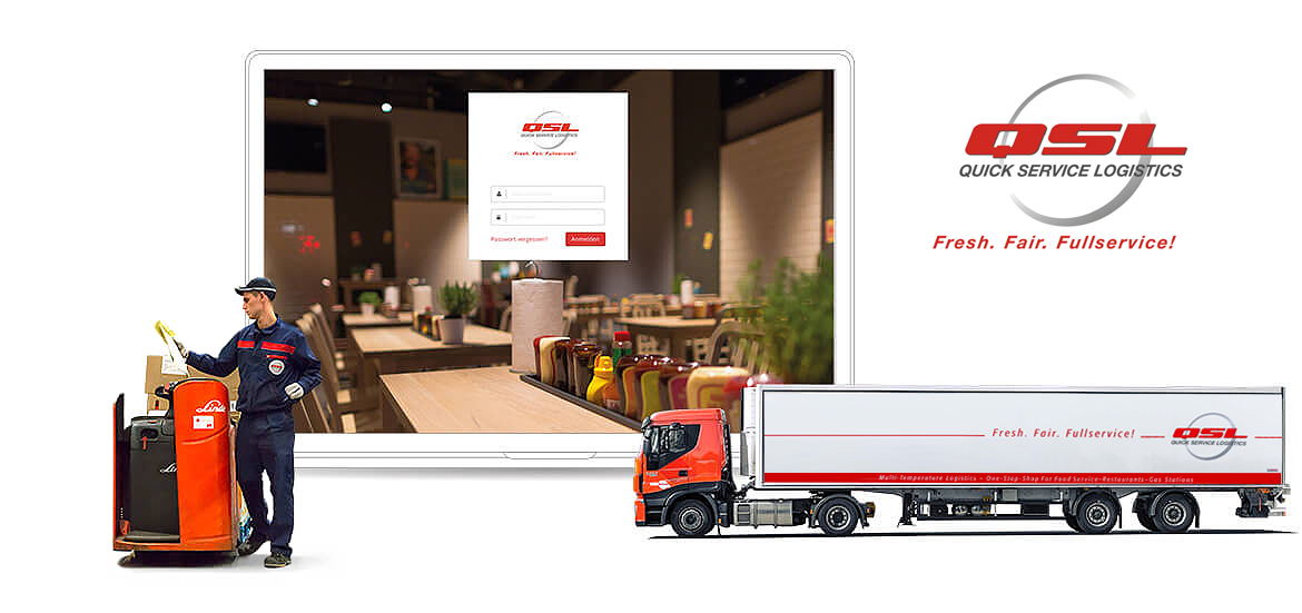 QSL Logistik Referenzen Screen