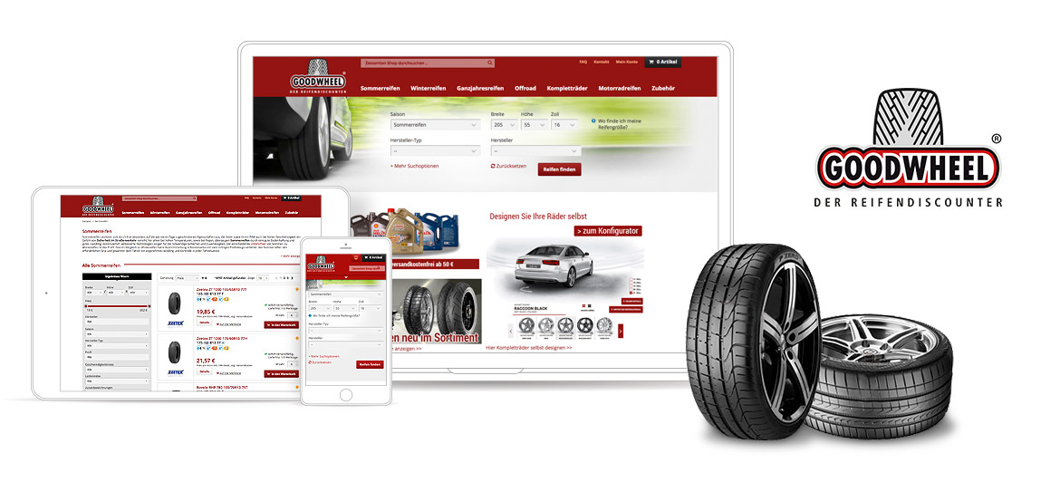 Goodwheel Magento Responsive Referenzen Screen