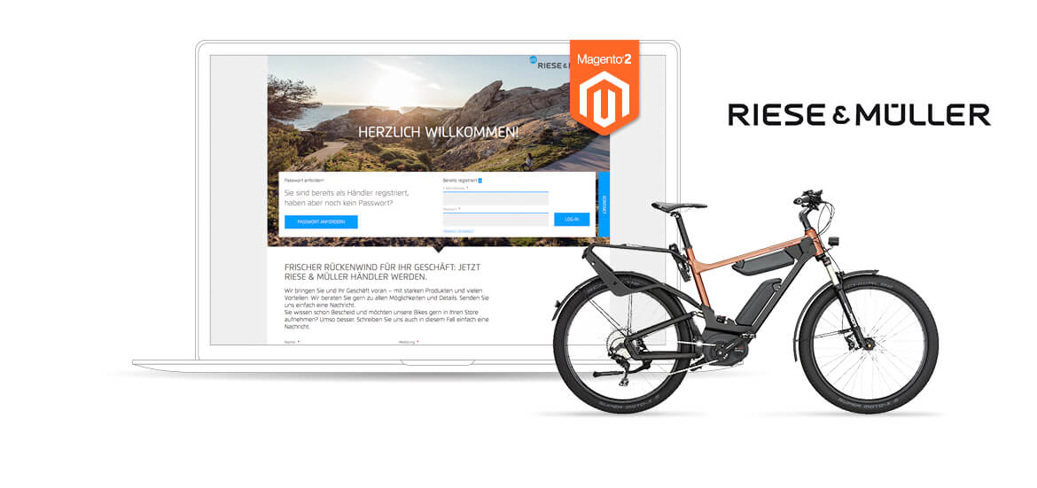 Riese & Müller Magento 2 Referenzen Screen